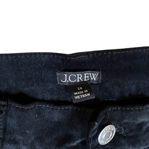 J.Crew Wide Leg Velvet Dress Pants Trousers Stretch Granny Core Chic Size 28 - Picture 4 of 7